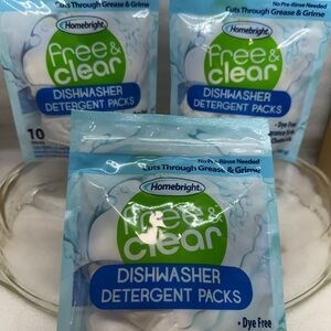 Free & Clear Dishwasher Detergent Packs - Blue
